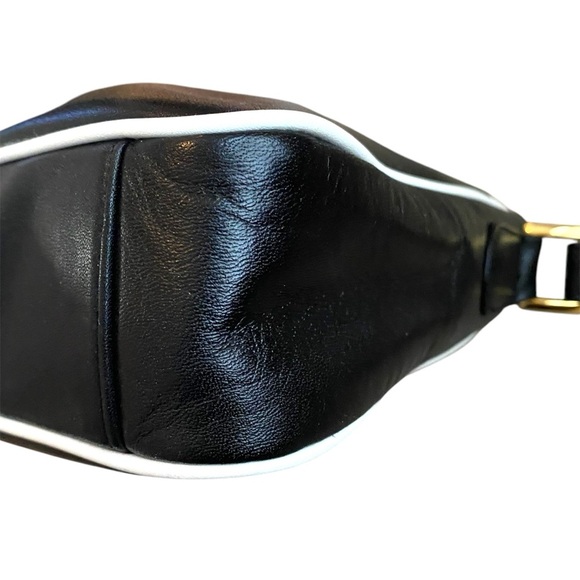 Etienne Aigner Black Leather Shoulder Bag - Picture 5 of 10